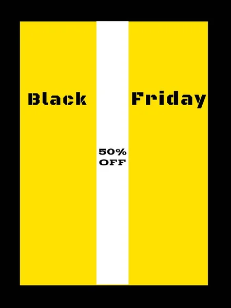 Illustration Des Black Friday Konzepts — Stockfoto