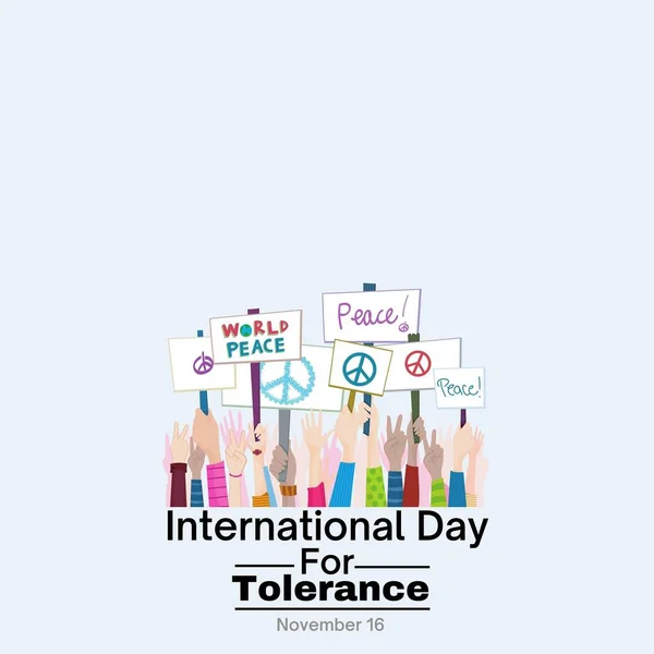 Stock image International tolerance day november 16