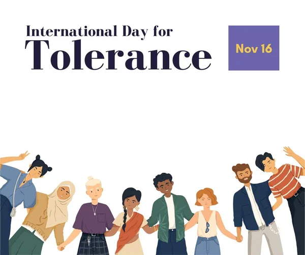 Międzynarodowy Dzień Tolerancji Listopada — Zdjęcie stockowe