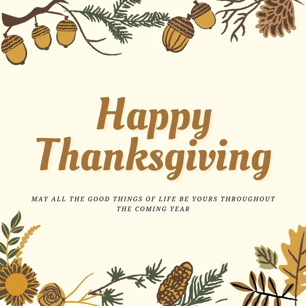 Fijne Thanksgiving Dag November — Stockfoto