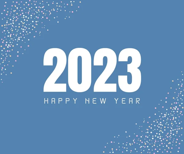 2023 年新的一年快乐 — 图库照片