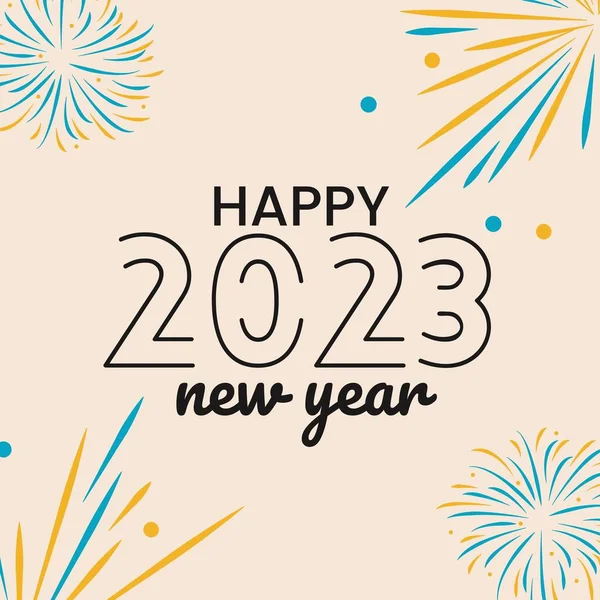 Šťastný Nový Rok 2023 — Stock fotografie