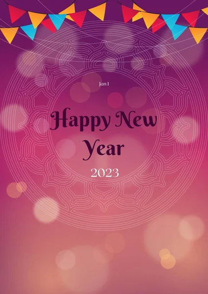 Šťastný Nový Rok 2023 — Stock fotografie