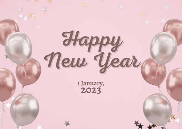 Feliz Ano Novo 2023 — Fotografia de Stock
