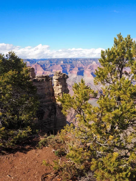 Grand Canyon Nationalpark Södra Kanten Högkvalitativt Foto — Stockfoto