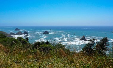 Kuzeybatı Pasifik 'te denizde yaz mevsimi. Yüksek kalite fotoğraf.