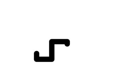 Navigasyon ve Arayüz için Yeşil Ekran Arkaplanına sahip Animasyon Ev Simgesi