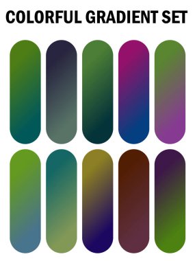 Boya için renk paleti. Beyaz üzerine izole edilmiş vektör illüstrasyonu.