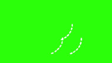 yeşil arkaplanda yeşil renk işareti.