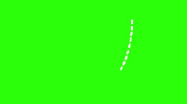 Beyaz arka planda yeşil bir yaprak. düz yat