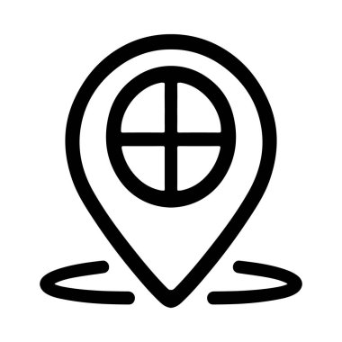 Harita izleme sistemleri için konum ağ simgesi küresel bağlantı uygulamaları GPS arayüzleri ve çevrimiçi iletişim platformları UI tasarım özellikleri ve mekanları bağlamak için idealdir