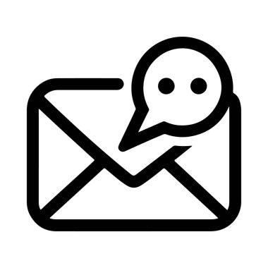 Mesajlaşma uygulamaları için e- posta simgesi iletişim araçları e-posta pazarlama sistemleri ve bildirim UI tasarımları dijital iletişim, haber bültenleri ve modern mesajlaşma arayüzleri için mükemmel