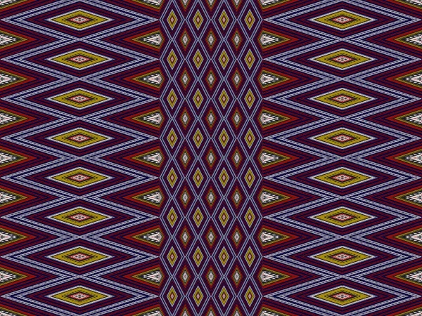 Patrón Colorido Abstracto Ilustraciones Vintage Estilo Ikat Diseño Tradicional Para —  Fotos de Stock