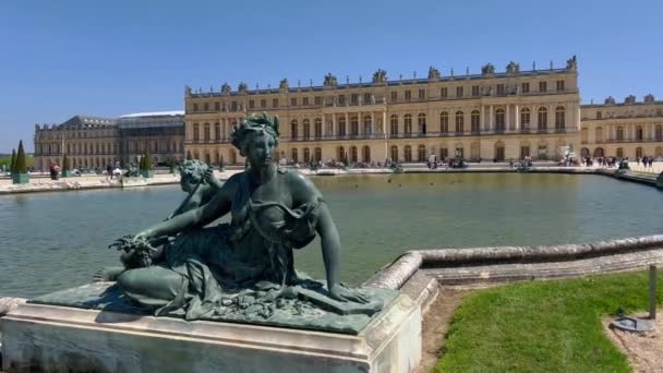 Jardim Lorangerie Versalhes Palácio Versalhes Jardim Paris França Jardim Castelo — Vídeo de Stock