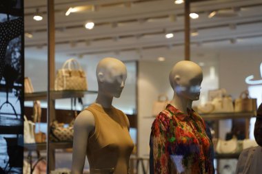 female mannequin in the mall