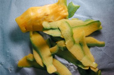 Mango derisi ve tohumları yakın çekim, makale için iyi.