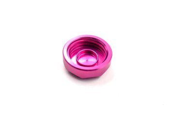 Pembe motosiklet tankı örtüsü, dikiz aynası