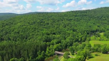 Bu video, Beaverkill Nehri 'ni geçen Catskills' deki ünlü Beaverkill Kapak Köprüsü 'nü gösteriyor..