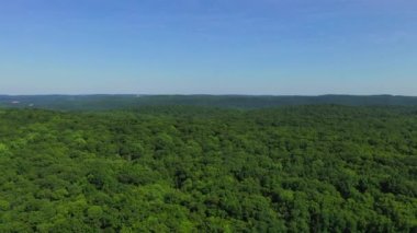 This is a scenic lookout of the mountains.  This scenic lookout is off of Interstate 80 Highway near the Delaware Gap.   