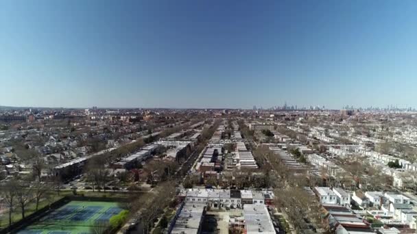 Aerial View Marine Park Marine Park Neighborhood New York City — 비디오