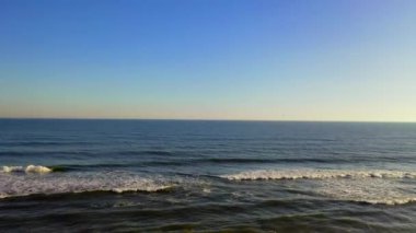 This is an aerial shot of a beach in Long Island, NY.  