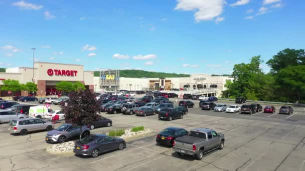 Palisades Center West Nyack New York Second Largest Shopping Mall — 图库视频影像