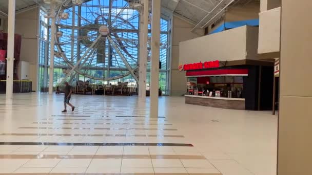 Palisades Center West Nyack New York Second Largest Shopping Mall — Stok video