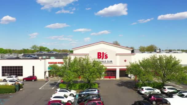 Aerial View Bjs Wholesale Club Store — Wideo stockowe