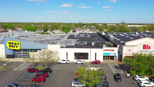 Aerial View Bjs Wholesale Club Store — Stock video