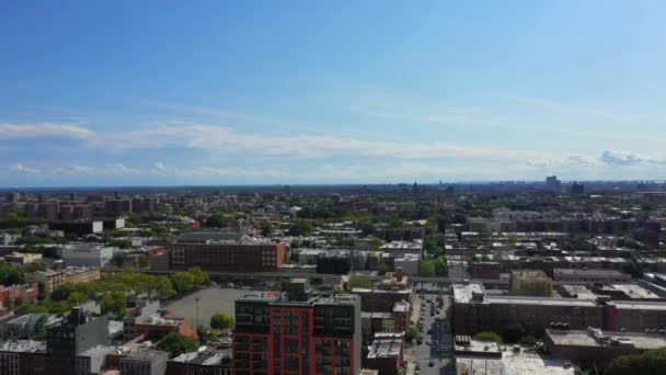 Brooklyn Het Dichtstbevolkte District Van New York City Met Een — Stockvideo