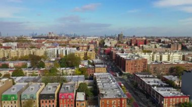 Bu sabahki videoda Brooklyn, New York 'taki Brownstone mahallesinin manzaralı sokak manzarası var..  