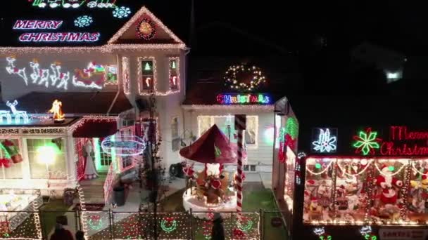 Cette Vidéo Montre Une Vue Sur Célèbre Maison Noël Seddio — Video