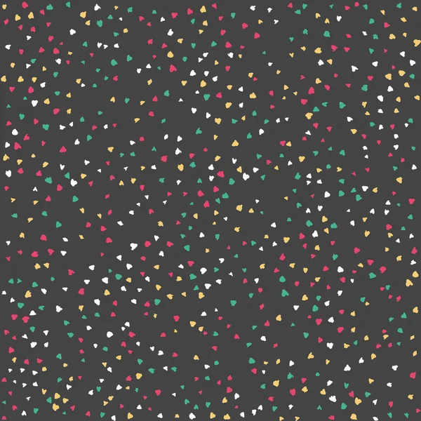 Dot Confetti Seamless Vector Pattern Half Drop Repeat — Stock Vector