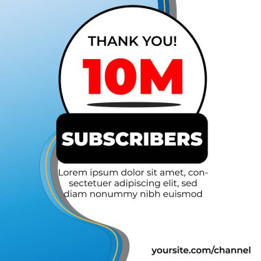 10 milyon aboneye teşekkür ederim. İlk yarım bin takipçi kartı.