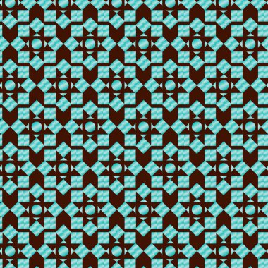 Geometrik şekilli kusursuz desen. Soyut arkaplan. Vektör illüstrasyonu.