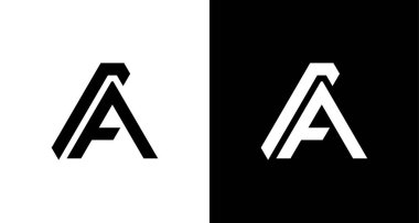 Yaratıcı harf A logo tasarım şablonu. Bu logo yaratıcı bir şekilde soyut harflerle birleşti. Bu başlangıç için hangi şirket veya markanın adı uygun olacaktır.