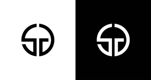 Diseño Del Monograma Del Logotipo Letra Adecuado Para Cualquier Empresa — Vector de stock