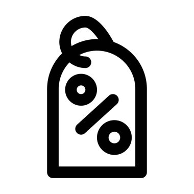 Fiyat Etiketi Simgesi Vektörü. Mobil uygulama, ui ve web sitesi için kullanılabilir