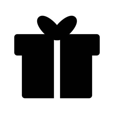 Uygulamalar ve web siteleri için hediye kutusu simgesi. Vektör illüstrasyonu.