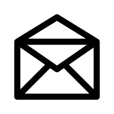 Posta, zarf, harf simgesi vektör resmi. E-posta ve iletişim için de kullanılabilir. Web uygulamalarında, mobil uygulamalarda ve yazdırma ortamlarında kullanılabilir.