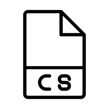 C dosya tipi simgeleri. dosyalar ve belge biçimi tasarım simgesi.