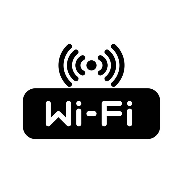 Wifi solid icon. internet connection symbols icons graphic design. Vector illustration.