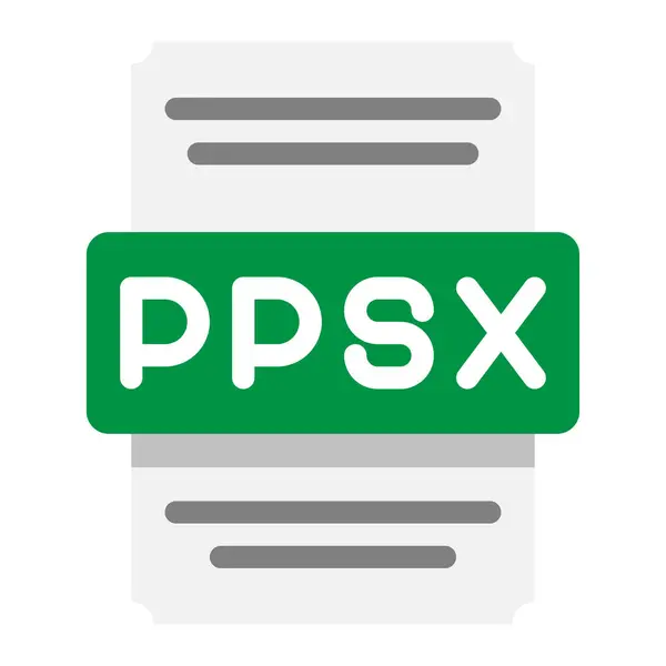 İş için Ppsx hesap tablosu simgeleri düz simge kullanın, web sitesi, ui ve mobil uygulama için uygundur. vektör illüstrasyonu.