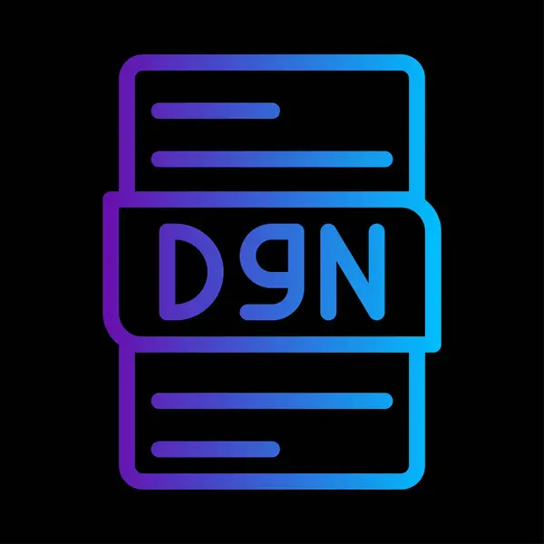 Gradyan simge biçimi dosyasıyla. Benzersiz ve yaratıcı dosya tipi simgeleri. vektör illüstrasyonu.