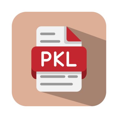 Pkl dosya veritabanı düz simgeleri. tip, uzantı, sembol simgesi. Web siteleri, UI ve mobil uygulamalar için kullanılabilir.