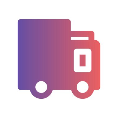 Sevkiyat simgeleri. Modern tasarım tarzı ve gradyan dolgu renkleriyle. Web siteleri, UI ve mobil uygulamalar için uygundur.