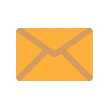 Zarf düz simgeler. sohbet, e-posta ve iletiler için uygun modern bir biçime sahip.