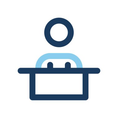 Uygulama arayüzü için konferans tablosu simgeleri ofis renk çizgisi, web sitesi, UI ve mobil uygulama için olabilir.