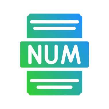 Dinamik derecelendirme efektli sayı tablosu dosya simgesi. Web sitesi, UI ve mobil uygulama için uygundur.