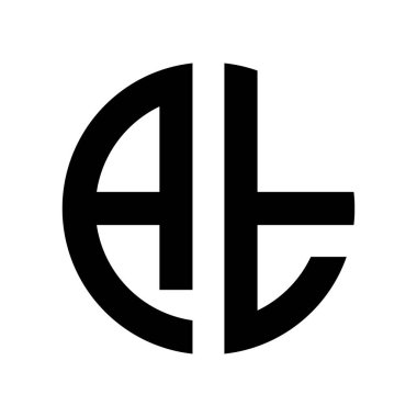 Güçlü Kimlik için AT Harf Logosu